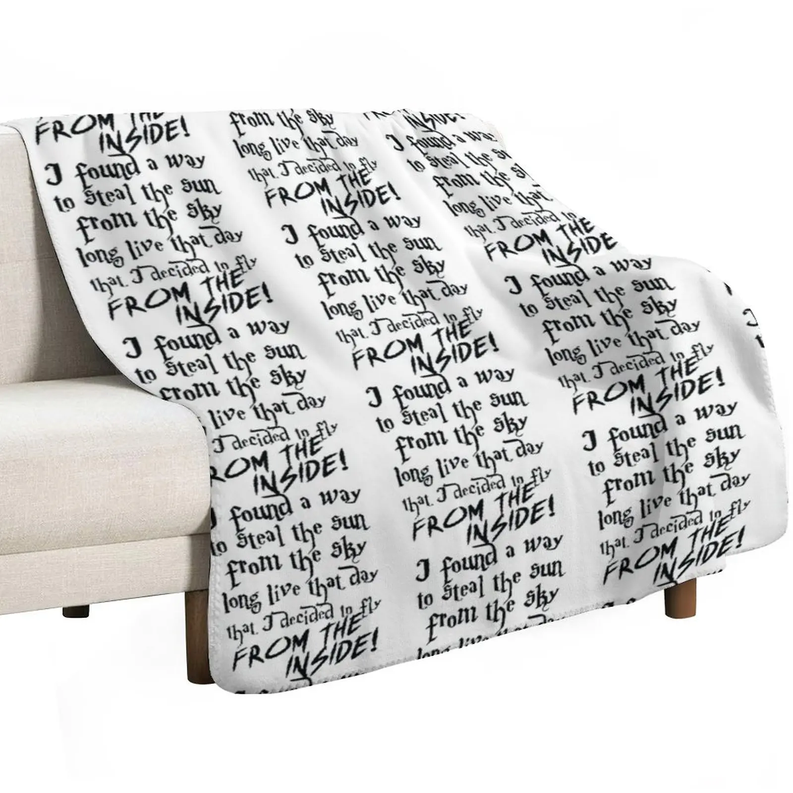 

Shinedown - Fly from the inside Throw Blanket Designers Camping blankets and throws Blankets