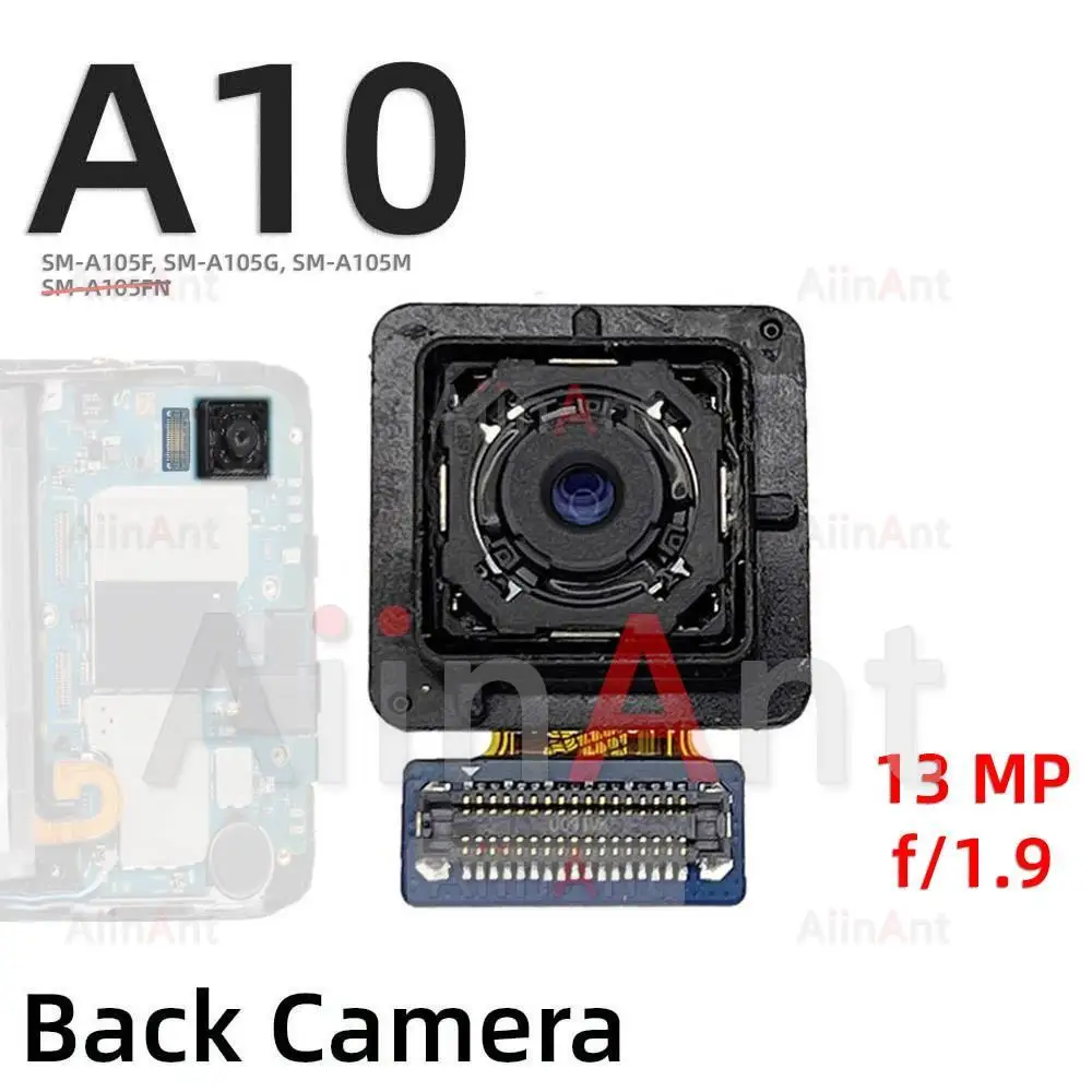 Aiinant Front Camera Small Macro Depth Wide Main Rear Back Camera Flex Cable For Samsung Galaxy A10s A10 A10e A105F A102U A107F