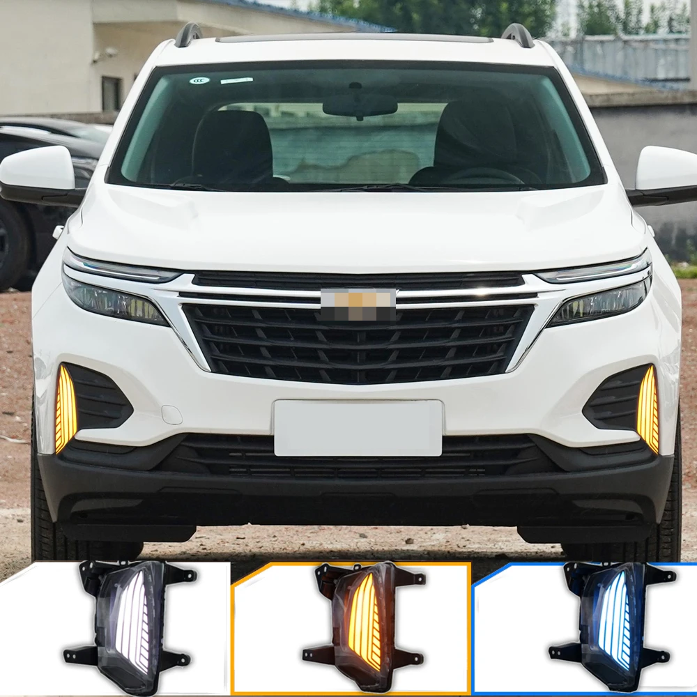 

LED Fog lights drl for Chevrolet Equinox 2021-2024 fog light headlights daytime running light fog lamps foglights headlight drl