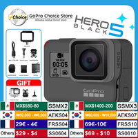 Gopro hero 5 black action camera 4k30 fram ultra hd dv wifi Anti shake Motorcycle riding skiing Aerial photography go pro camera