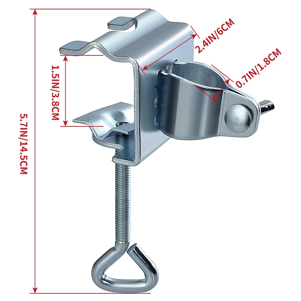 Parasol Stands Deck Umbrella Mount Clamp Clip Heavy Duty Table Clamp Garden Umbrellas Fixer Bracket Railings Patios Tables Chair