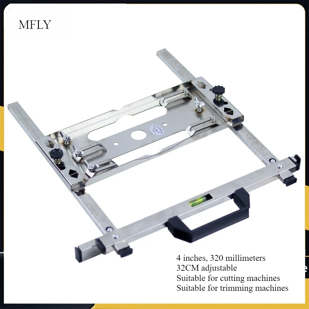 

Cutting Machine Edge Guide Positioner Board Bottom Bracket Stainless Steel Multifunctional Woodworking Table Saw
