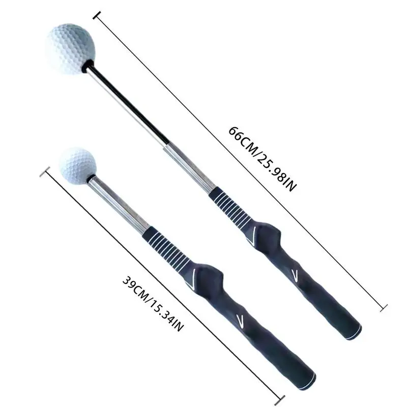 Telescopic Training Stick For Golfers Golf Swing Practice Stick Aid Hand Shape Posture Corrector Training Sticks Golf Exercise