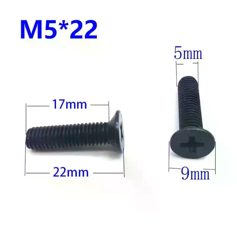 Fixing Screw M5/M6 22mm/25mm Left Hand Thread For UNF Drill Chuck Shank Adapter Power Tool Replacement Accessories 10Pcs