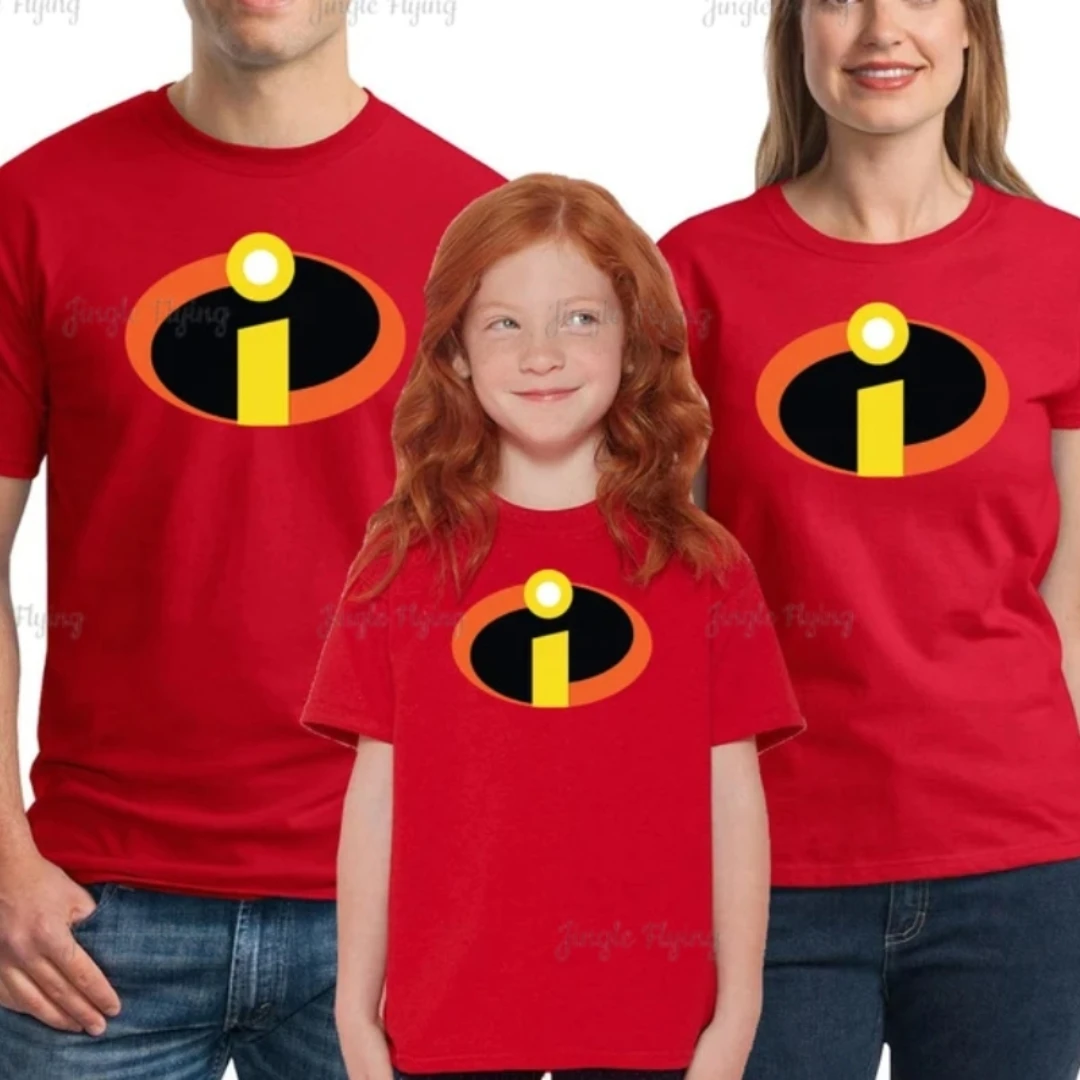 The Incredibles T-Shirts Men\'s Women\'s Youth Toddler Halloween Cosplay Shirts Soft Breathable All-Day Comfort