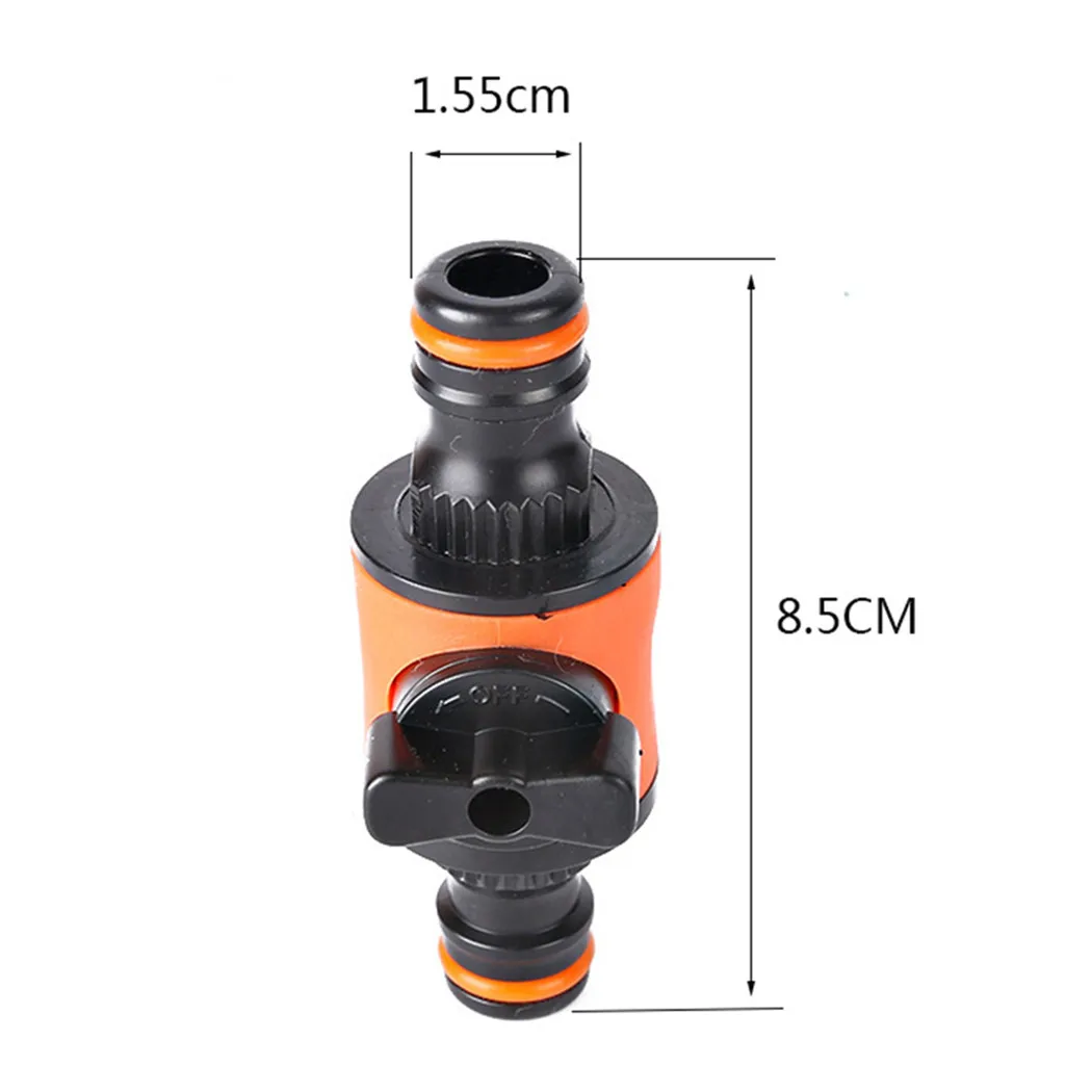 

2PCS Garden Hose Pipe In-Line Faucet Tap Shut Off Valve Fitting Watering Irrigation Connector 16mm Quick Coupler Garden supplies