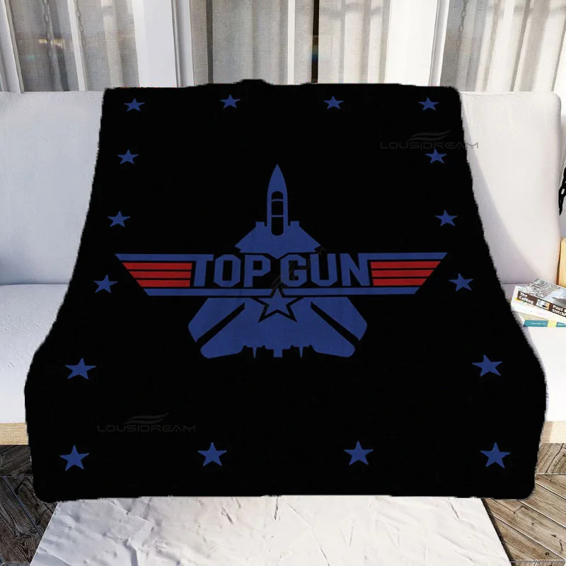 

Fighter Aircraft Top Gun Patterns Blanket Fashion Flannel Blanket Cosy Lazy Couch Cover Blanket Super Soft Sheet Mattresses