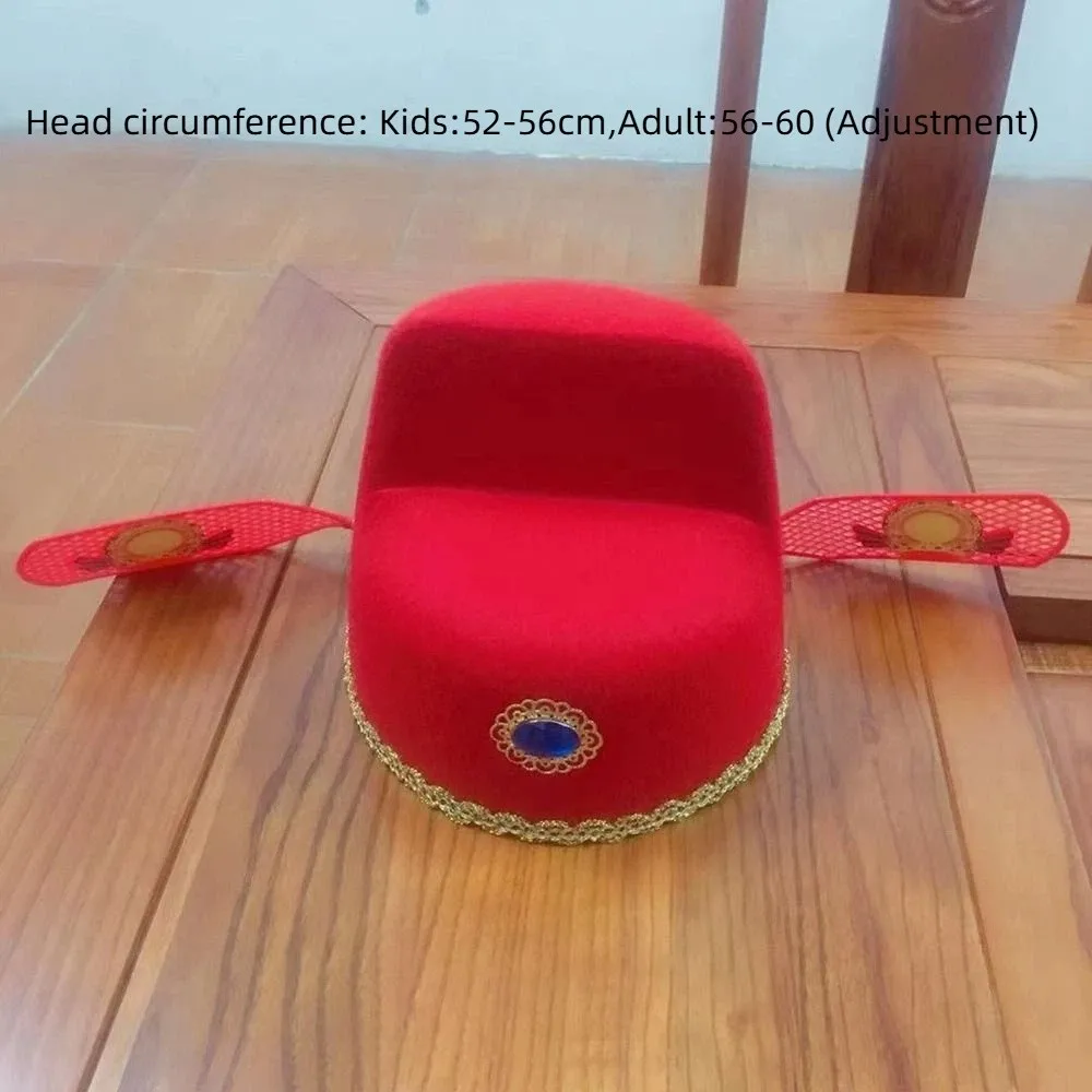 Antiker Hut für Kinder, chinesische Kultur, schwarze Gaze-Kappe, Künstlerkappe, chinesischer Stil, Hanfu-Zubehör – Detail 1