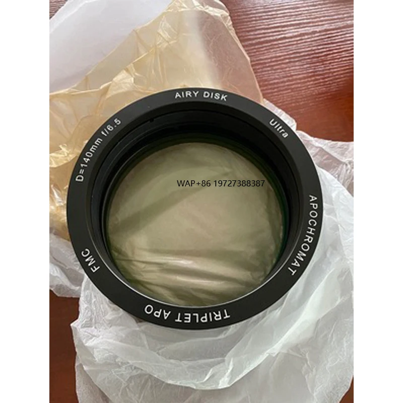 

Factory Price 140mm Three-piece Apochromatic F6.5 Refractometer Lens with Lens Holder