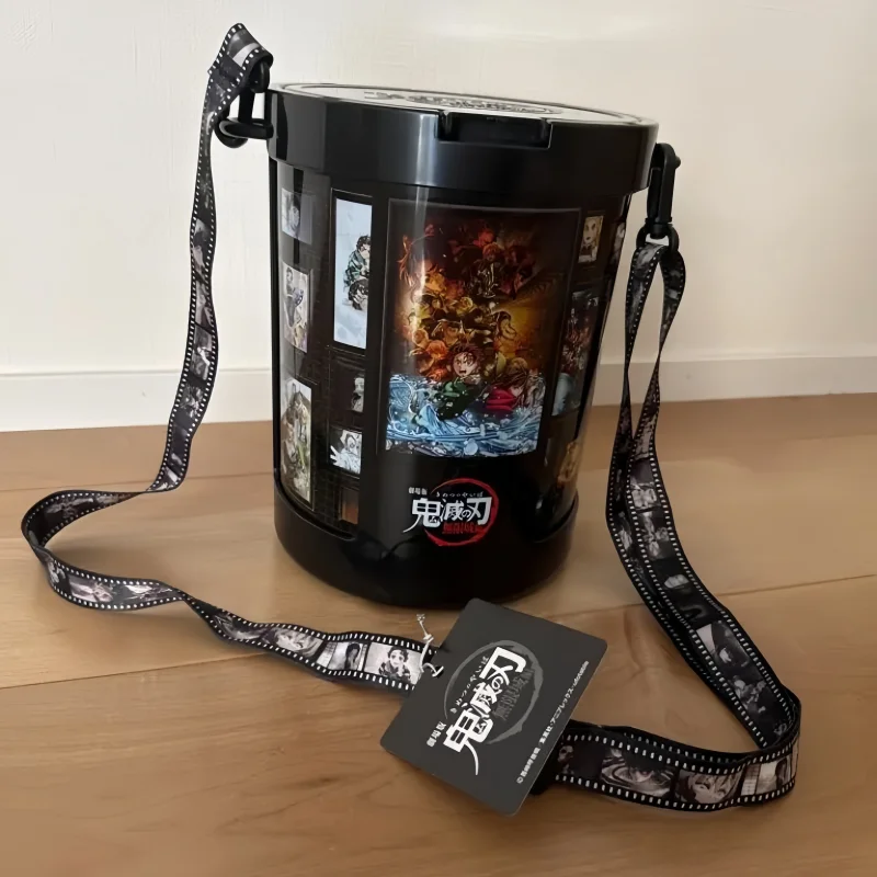 شخصيات الرسوم المتحركة الأصلية المحدودة شيطان القاتل الفصل اللانهائي للمدينة نماذج اللعب دلو الفشار مجموعات البلاستيكية ديكور الهدايا #5