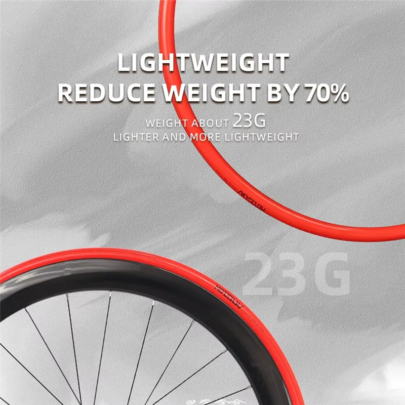 

NALFI-Ultralight Mountain Bike Inner Tube French Valve 45MM TPU Cycling Tire Tubes For 26 Inch Wheels