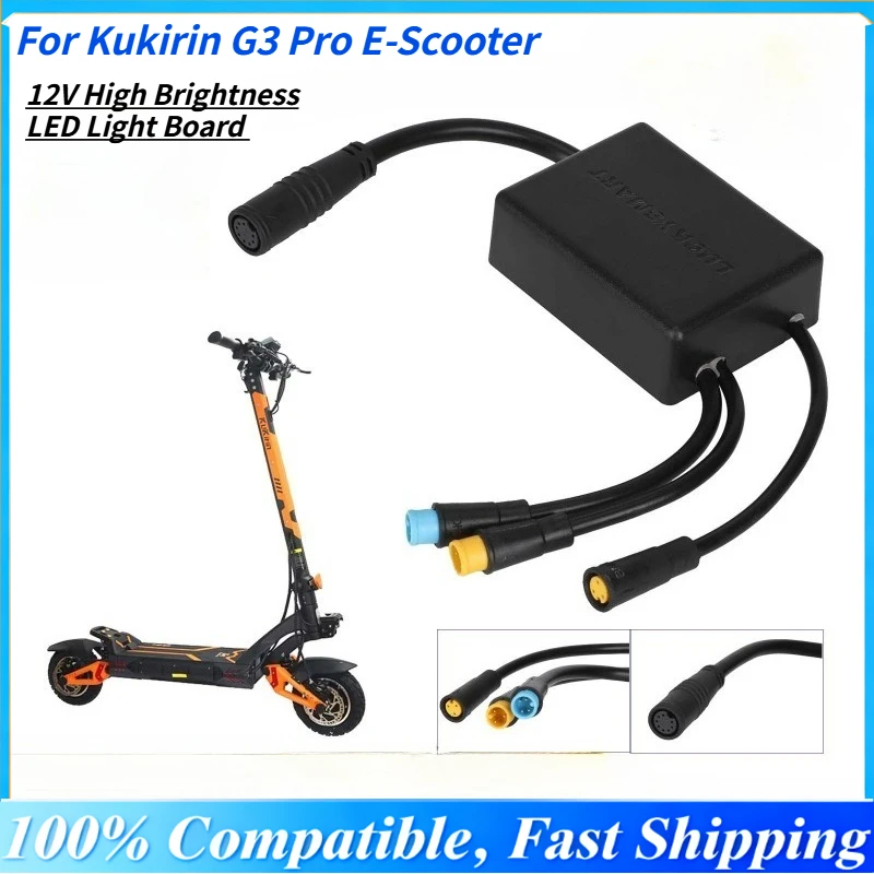 IP65 Waterproof 12V High Brightness LED Light Board for Kukirin G3 Pro E-Scooter, Long Life & Low Power Scooter Light Module
