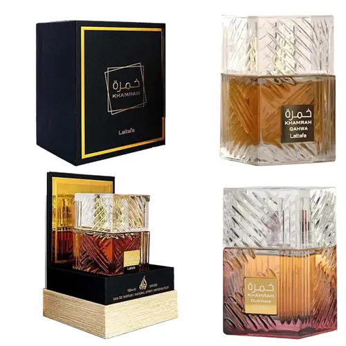 100ml Original Qahwa Khamrah para hombres Woody Colonia fragancia ligera encanto árabe Unisex hombres Perfume pareja fecha Eau De Toilette