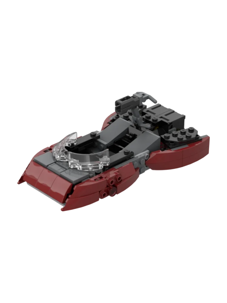 Zestaw klocków Mandalorian Speeder, kosmiczna wojna, dla dorosłych, moc, cegły, wojskowy, statek kosmiczny, model gwiazdy, prezent na Boże Narodzenie