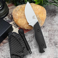 BM 15017 Hideen Canyon Tactical Fixed Knife 8Cr13Mov Blade G10 Handle Outdoor Hunting Camping Knives Military EDC Tool