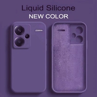 Redmi Note 13 Pro Plus 5G Case Luxury Liquid Silicone Phone Case For Xiaomi Redmi Note 13 Note13 Pro Plus Shockproof Soft Cover