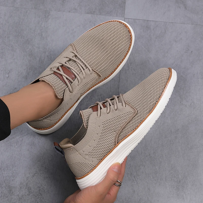 

Men Sneakers New Men Mesh Casual Shoes Fashion Lightweight Breathable Soft Soled Shoes Summer Outdoor Sports Fitness Large Size