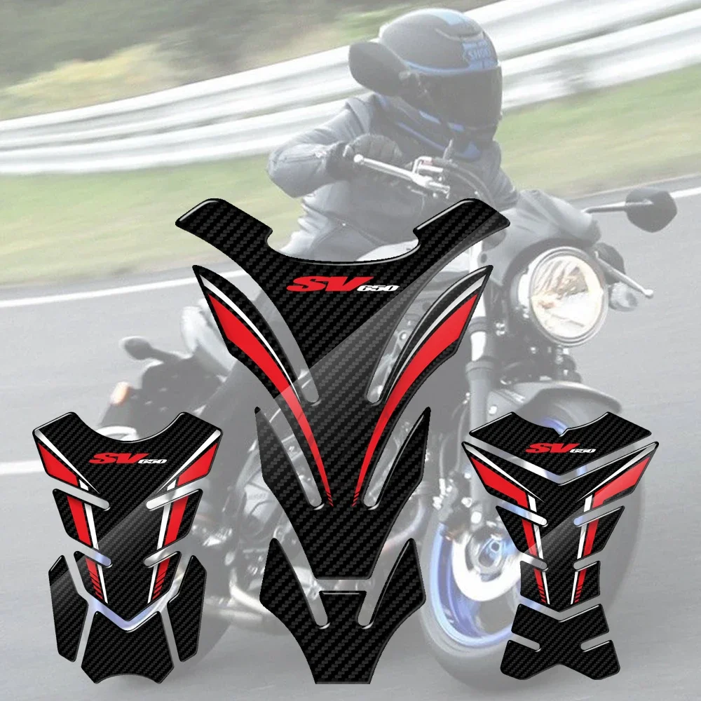 

Для Suzuki SV650 SV650S SV650X 3D карбоновая защитная наклейка на бак мотоцикла