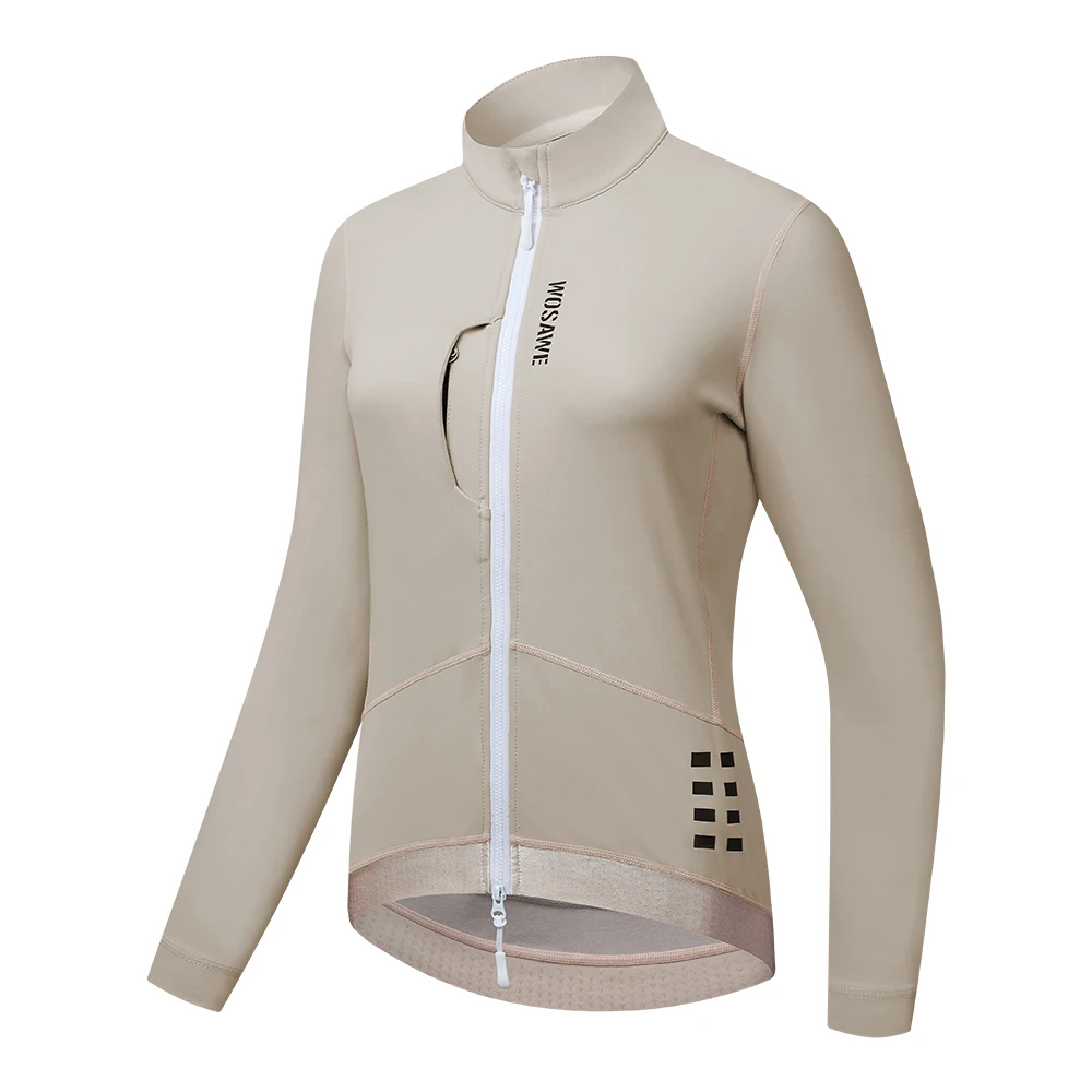 AliExpress WOSAWE Women's Winter Thermal Fleece Cycling Jersey Long Sleeve Bike Jacket for Riding & Gym Ropa Ciclismo Clothings