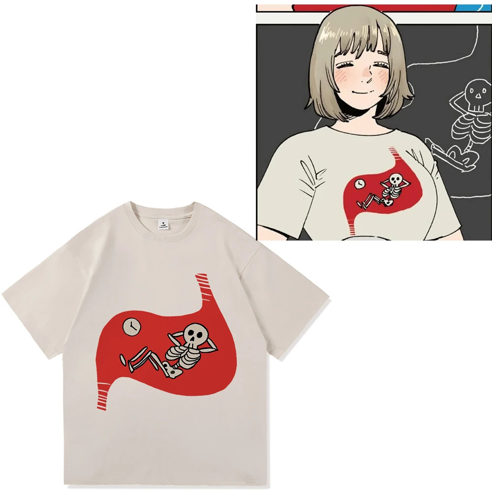 Anime Delicious in Dungeon Meshi Laios Touden T Shirt Fashion Men Skull Halloween Tshirt Unisex Falin Chimera Cotton Tees Shirts