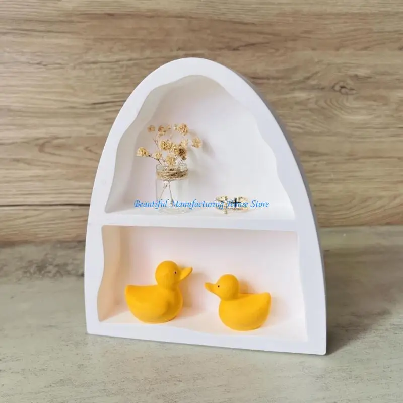 

E56A Multifuntional Arch Shaped Silicone Crafting Mold Perfect for Unique Jewelry Holders and Decorative Plaster Pieces