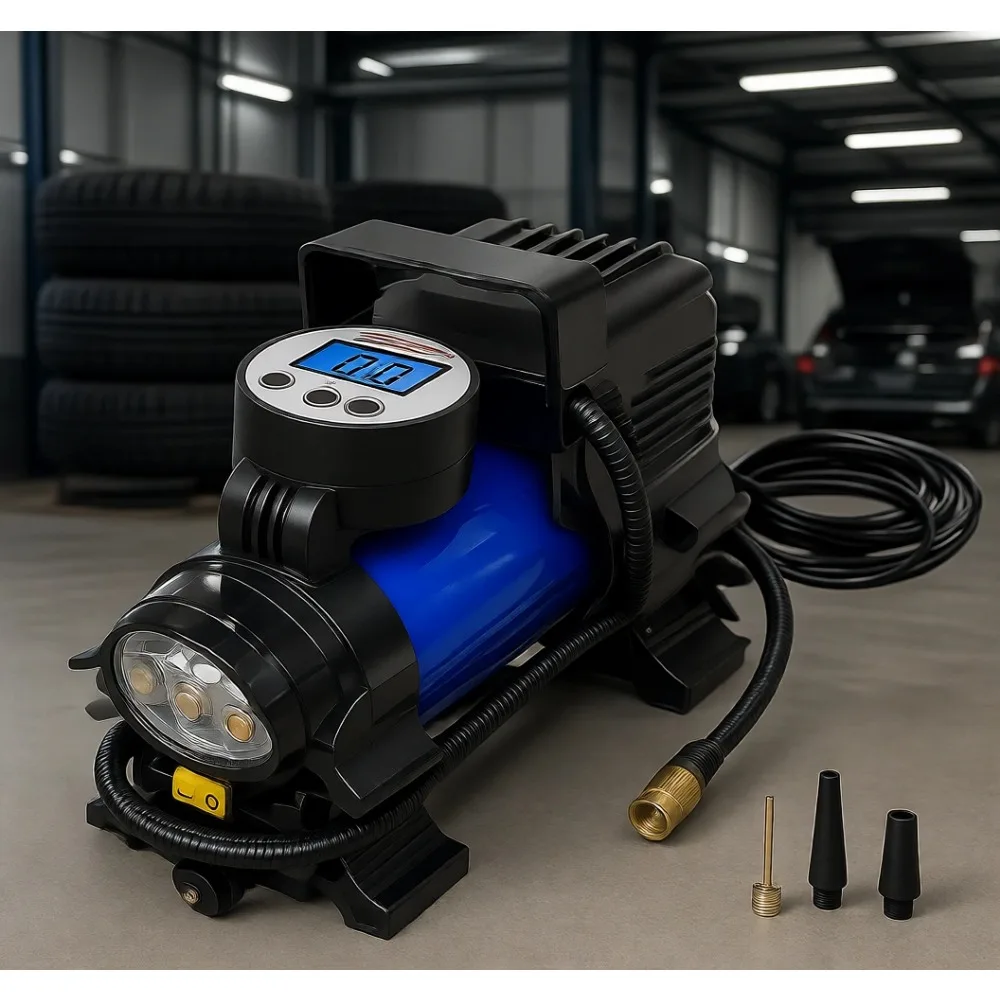 

12V DC Portable Air Compressor Pump Digital Tire Inflator