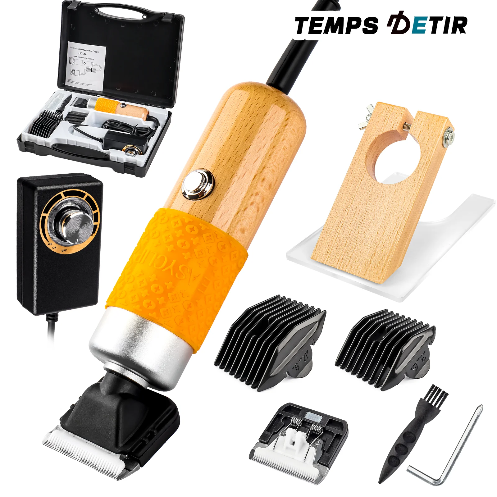 Low Noise Electric Carpet Trimmer Tufting Clipper,200W High Power,Professional Home Pet Hair Clipper Set,DIY Trimming Tools