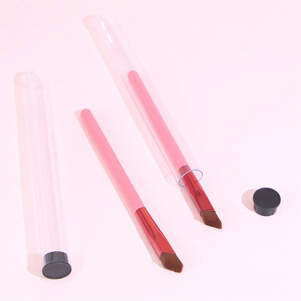 2Pcs Professional Eyebrow Brushes Multi Function Makeup Brush Set for Eyebrow Shaping Eyeliner Brush Tool Eyelash Beauty Tool