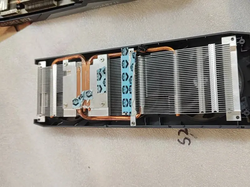 Oriignal Cooler Radiator for Gigabyte Radeon RX6600XT EAGLE Gaphics Card