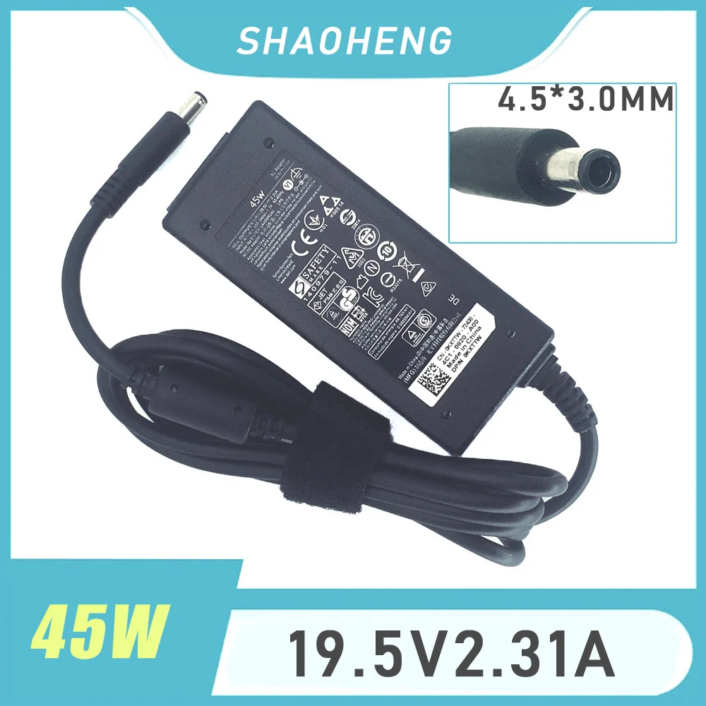 Adaptador de corriente original para Dell Inspiron P20T P25T P24T 5567,0CDF57 0KXTTW LA45NM140 LA45NM131 HK45NM140 45W cargador para portátil