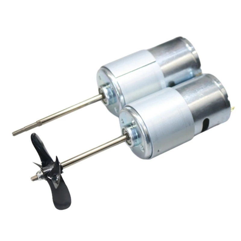 12V Voltages Double 60mm Propellers Forward and Reverse Configuration High RPM 8500 Low Current Draw 0.6 0.8A for Boats Use JOMD