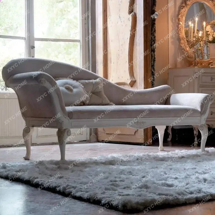 D02 High-end custom concubine chair  retro neoclassical concubine couch recliner sofa