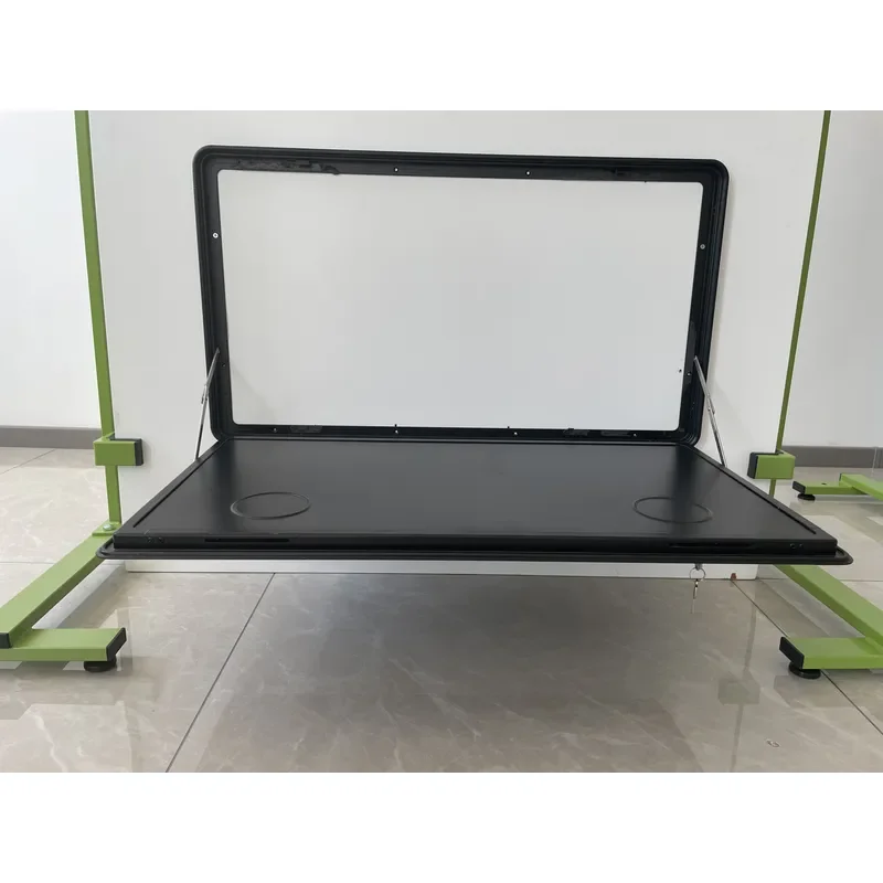 Aluminum Folding Wall Table for RV Camper Van White 80x45cm Compact Outdoor Dining Desk Space Saving Mountable Picnic