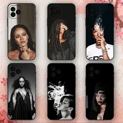 Singer R-Rihanna  Phone Case For iPhone 11 12 13 14 15 Mini Plus Pro Xs Max X S Plus XR Shell