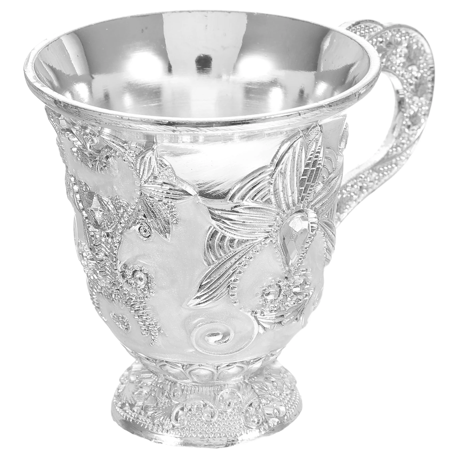 

Style Liquor Metal Drinking Goblet Cup Retro Liquor Cup With Handle For Gatherings Banquets Picnics Outdoor