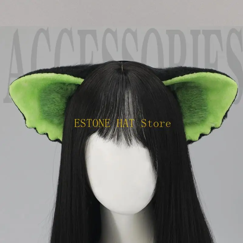 49mf schöne Katzenohrform Hair Hoop Cosplay Anime Charakter Haarhalter Live Broadcast Cosplay Kopfbedeckung für Teenager Frau