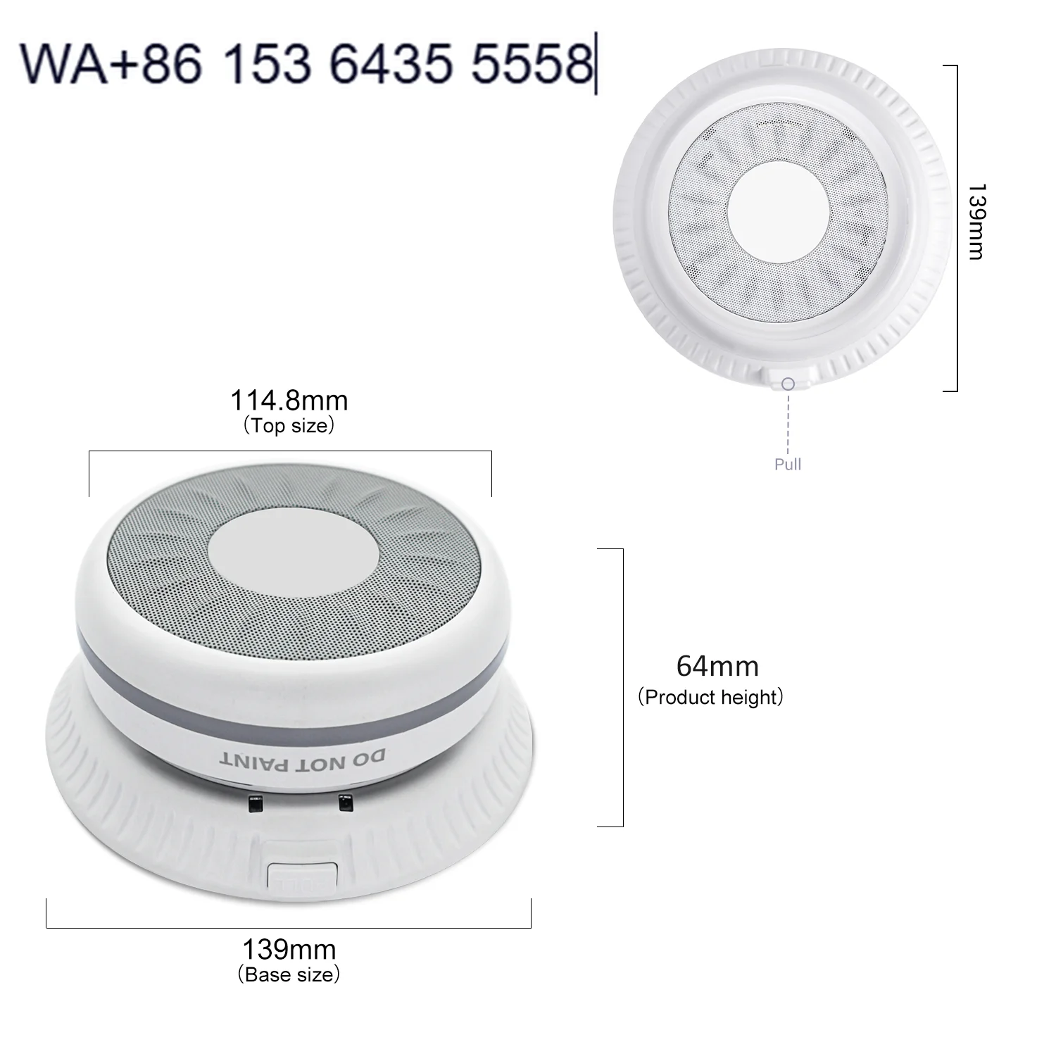 Smoke Detector Interconnected - Anka Großhandel 433MHz Drahtloser Vernetzter Rauchmelder