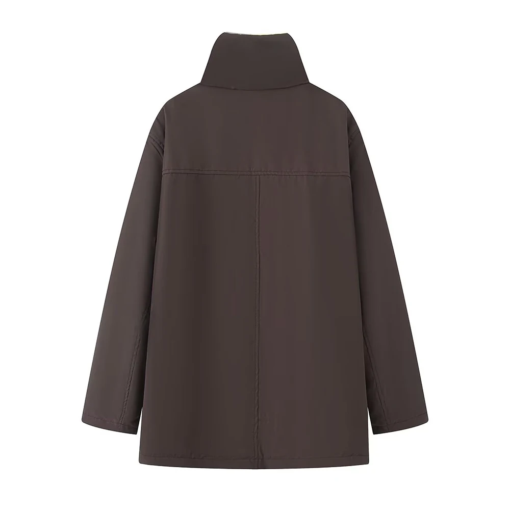 DEEABAE شتاء جديد وصول المرأة سميكة الدافئة لامب المخملية سترة المرقعة سترة ملابس خارجية معطف غير رسمي عصري