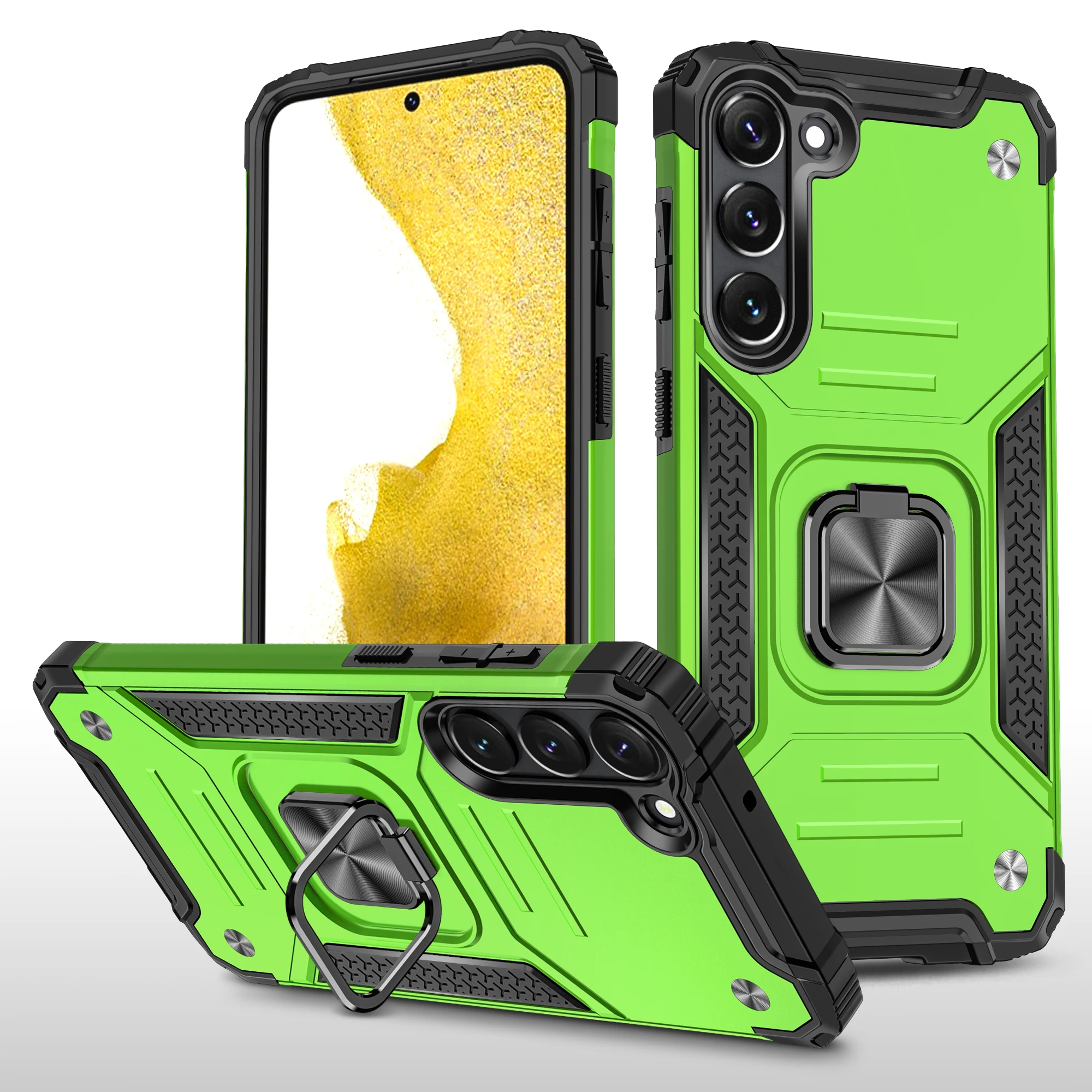 Fall Protection Ring Holder Case for Samsung Galaxy A55 A35 A15 5G A54 A14 A34 A05S A52 A53 A33 A73 s24 ultra s23 FE S22 Plus