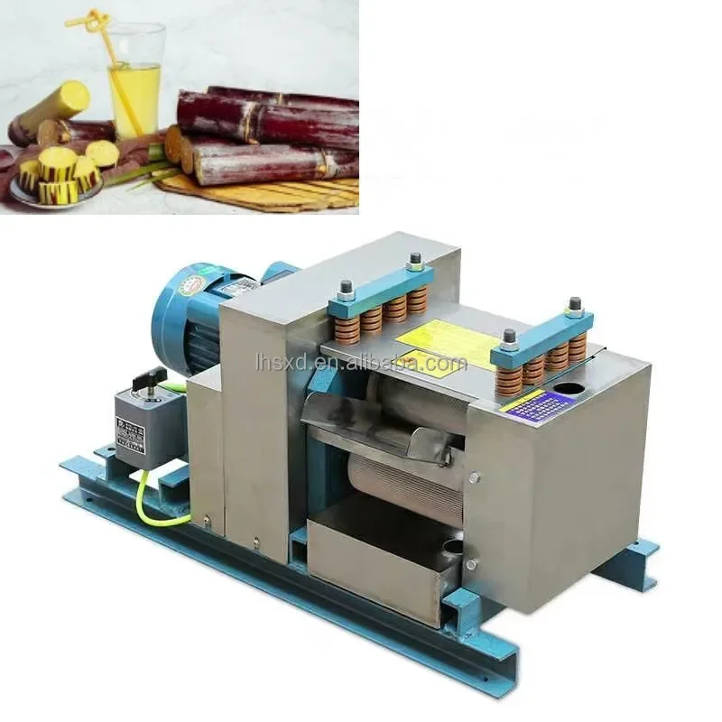 

Commercial Electric automatic Sugarcane Juicer Machine Sugar Cane Press Juice Extractor 800kg/h