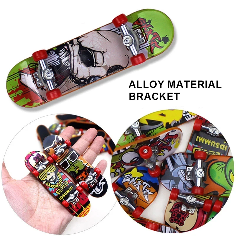 5Pcs/3Pcs Fingerboard Set Finger Alloy Stent Professional Mini Skateboard Kid Toys Skate Board Toy Cool Sports Plastic Creative