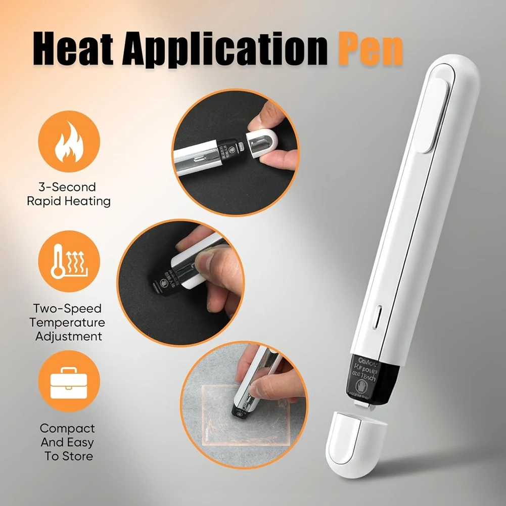 AA63 HOT Card Grading Prep& Centering Care Tools, Thermal Pen(USB), Heat Paper Included In Trading Card Flattening& Cleaning Kit