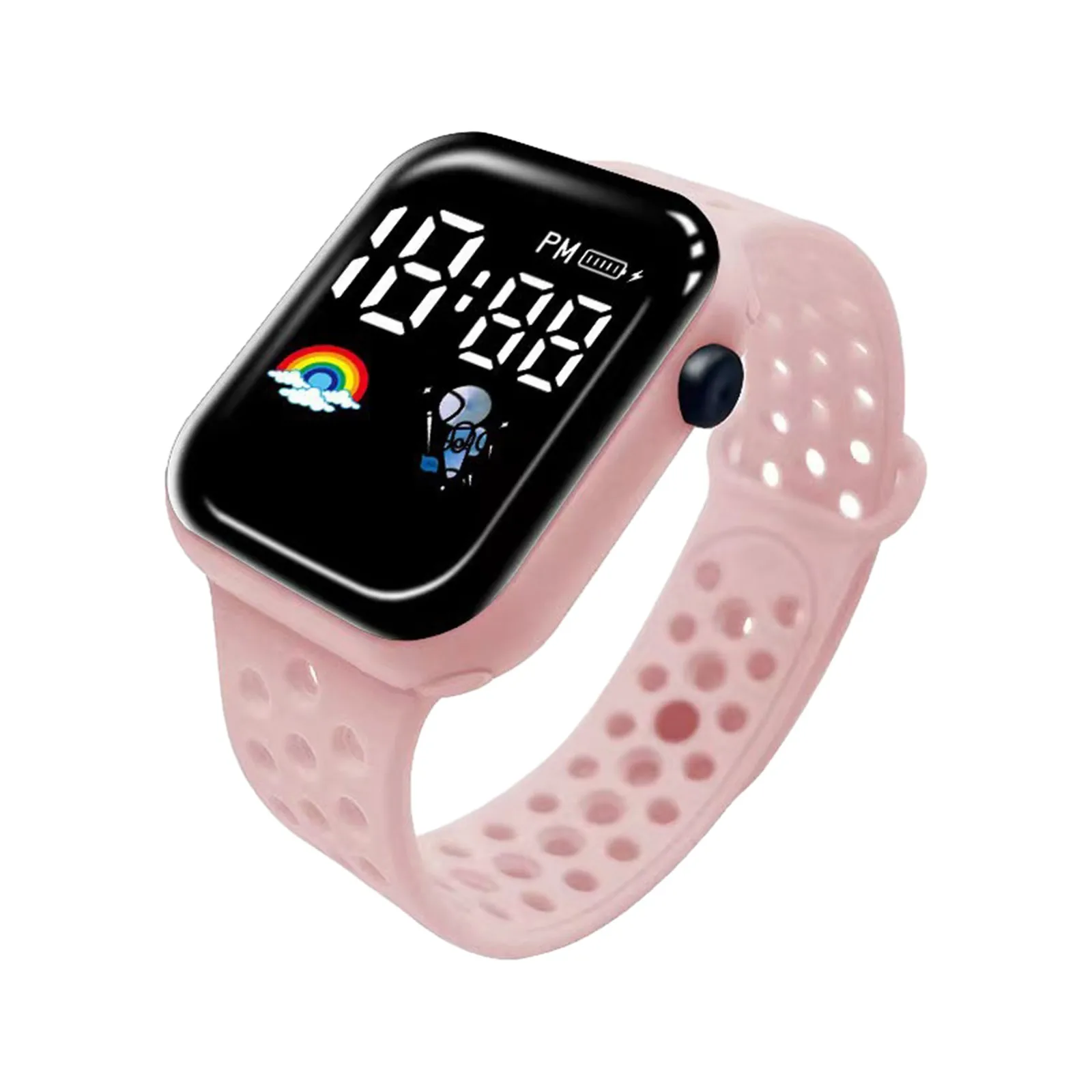 2025 LED Digital Watch For Kids Sports Waterproof Watches Silicone Digital Luminous Watch Casual Childrens Electronic Bracelet