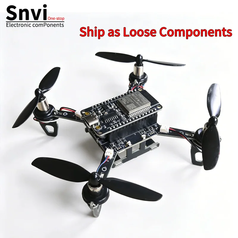 Image of Xinwei E1 Open-Source Mini-Drohne ESP32 DIY Selbstbau-Quadcopter Multirotor-Bausatz Teilepaket
