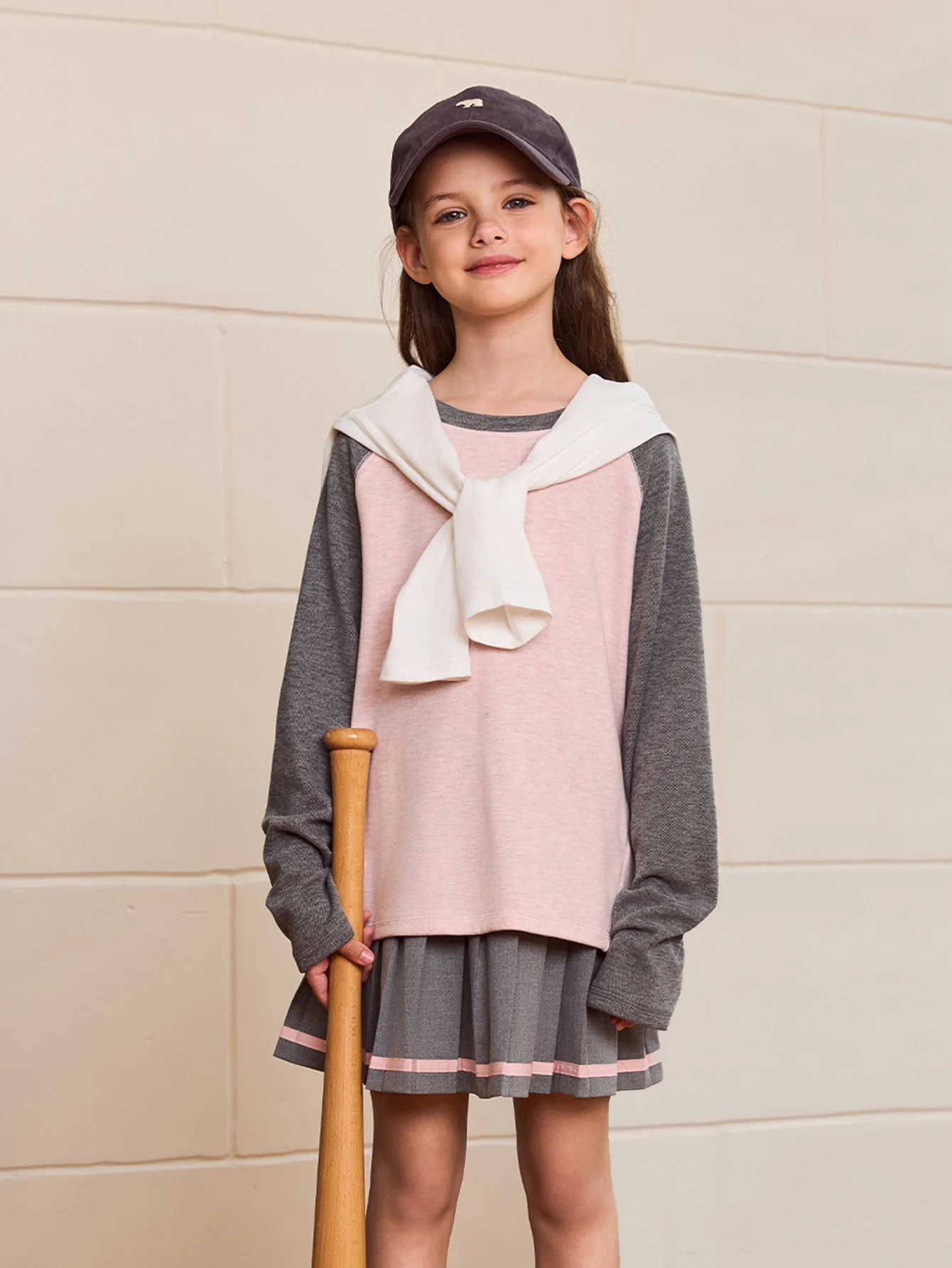 

MARC & JANIE Unisex Big Kids Leisure Warm Comfortable Color Clash Sports T-Shirt 551717