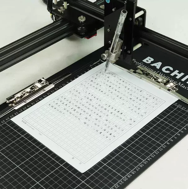 BACHIN Notebook Lettering Cards DIY Drawing machine cnc Hand Writing machine Pen Draw and Write Robot Plotter T-A4