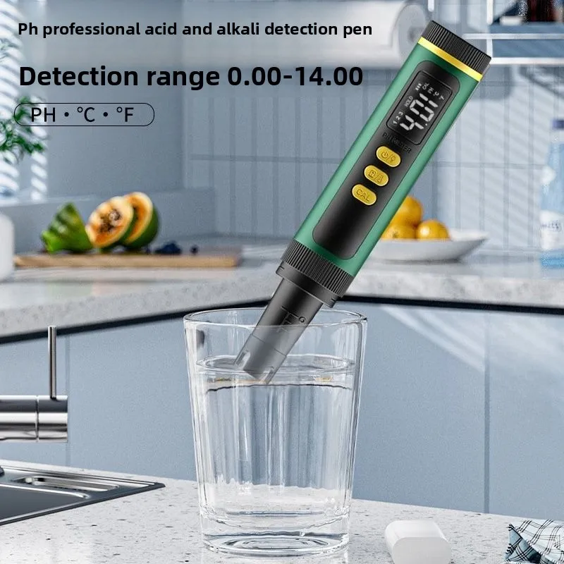 

Digital PH Meter for Aquarium, Water Quality Tester, High Accuracy Pen Type for Fish Tank, Hydroponics, Swimming Pool