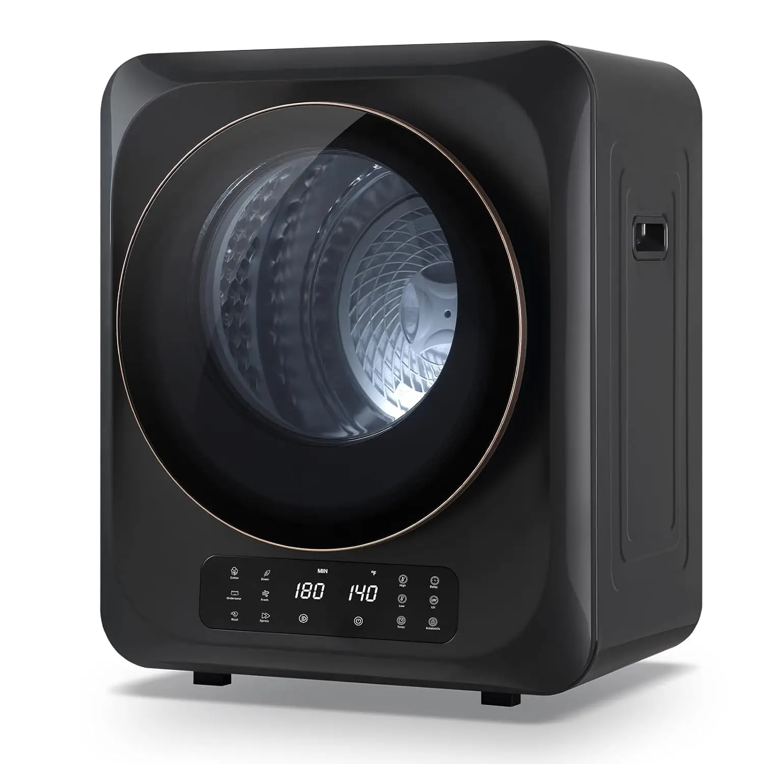 

12lbs Portable Dryer for Apartment Laundry, Portable Clothes Dryer with 6 Drying Modes, LED Control Panel,, Customized