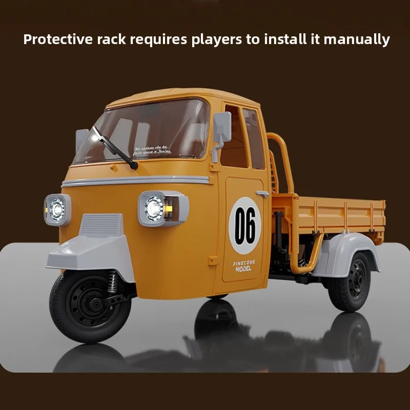 Cool Stuff Toy Car Funny Gift-Kawaii 1:10 Full-scale High-speed 3-wheel Rc Truck,Remote Control Car,Toys For Boys,Monster Truck