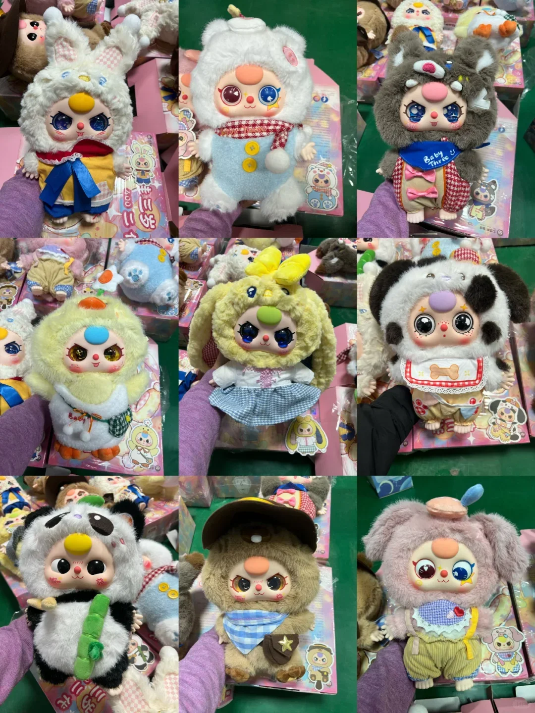 

Baby Three 400% V2 Second-Generation Blind Box Trendy Ornament Cute Gift Doll Kawaii Anime Model Doll Bag Pendant Customized